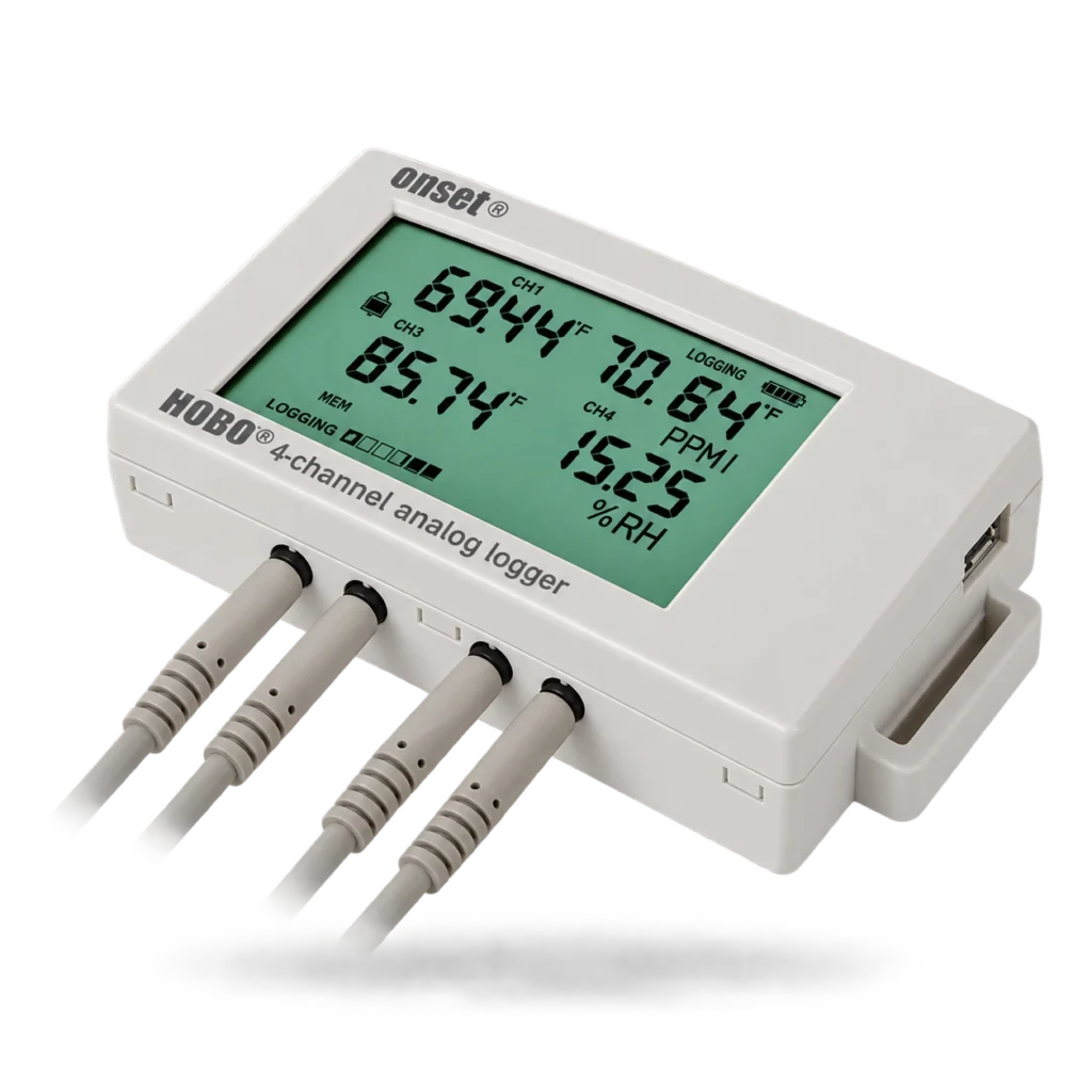 HOBO 4-Channel Analog Data Logger – UX120-006M