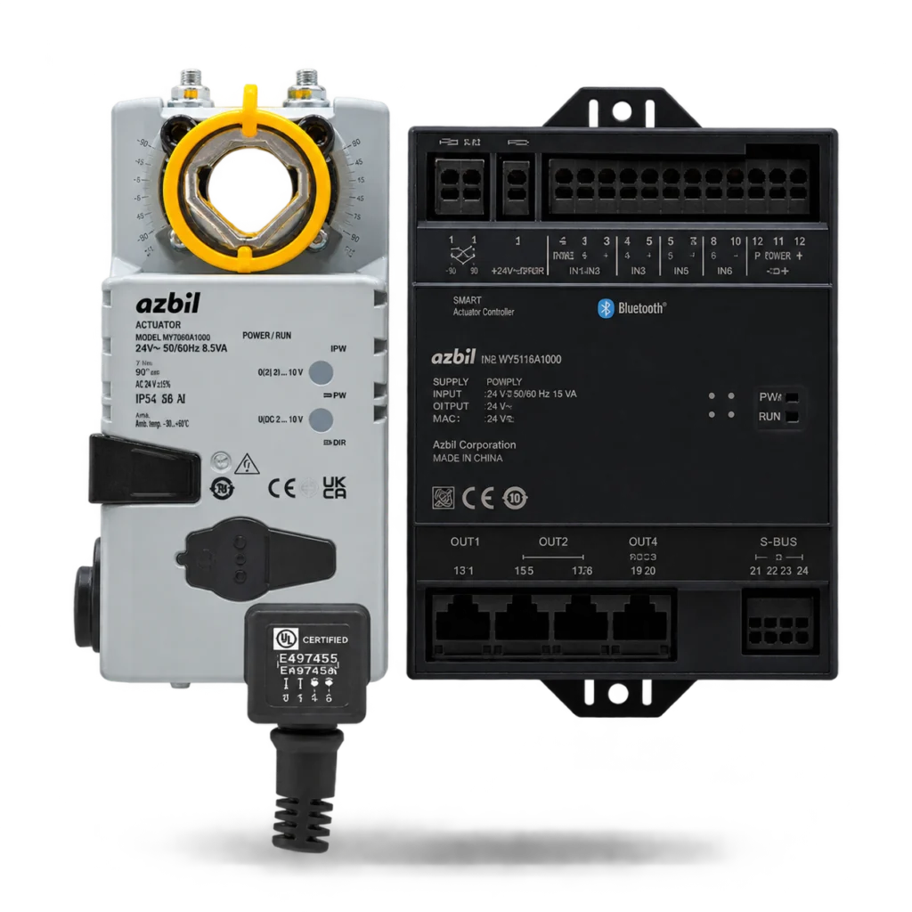 Azbil VAV Controller WJ-1201C5 + MY8440 – VAV Controller with Actuator