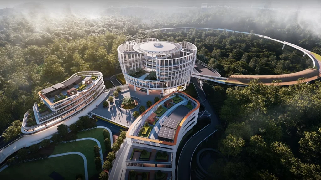 Rancangan Gedung Smart City Corporation Center IKN